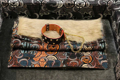 Couverture pour chien « Metis » Africa - Tissu Jean-Paul Gaultier