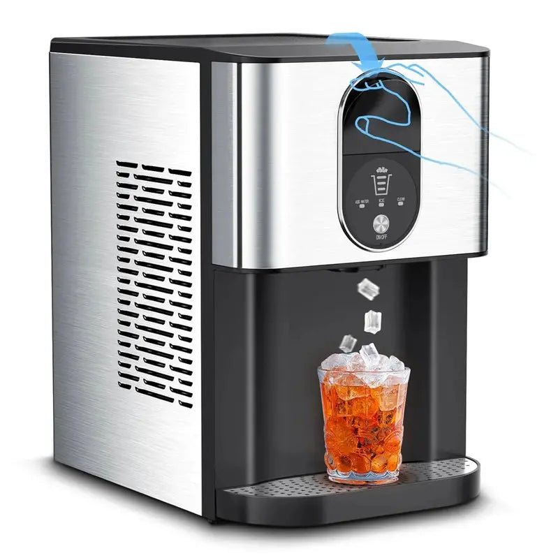 Countertop Nugget Ice Maker  44 lbs/24H Output, Built-In Dispenser
