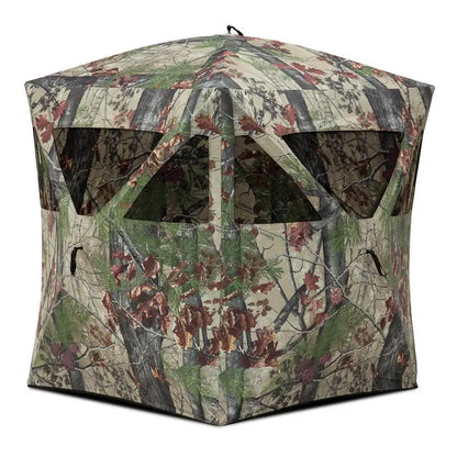 Barronett Blinds Radar Backwoods Lightweight Pop Up Hunting Ground Blind 2-Pack, 150D Fabric, Camo, 11 lbs