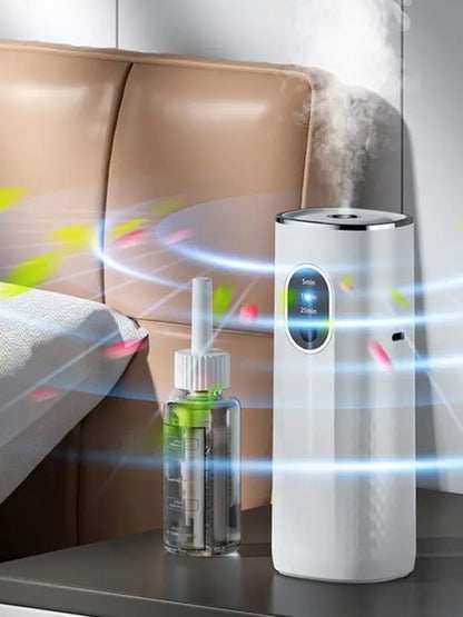 Portable Humidifier by [Brand]  Quiet, Large Room Essential Oil Diffuser for Bedroom & Hotel