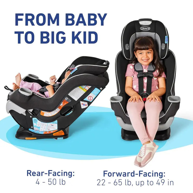 Extend2Fit Convertible Infant Car Seat  Rear- & Forward-Facing with Adjustable Legroom Panel