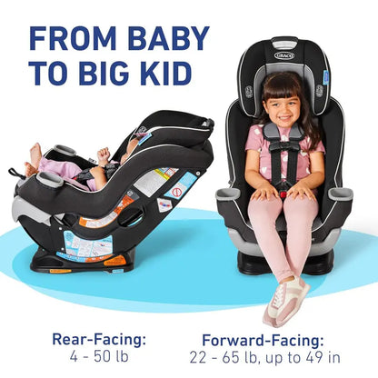 Extend2Fit Convertible Infant Car Seat  Rear- & Forward-Facing with Adjustable Legroom Panel