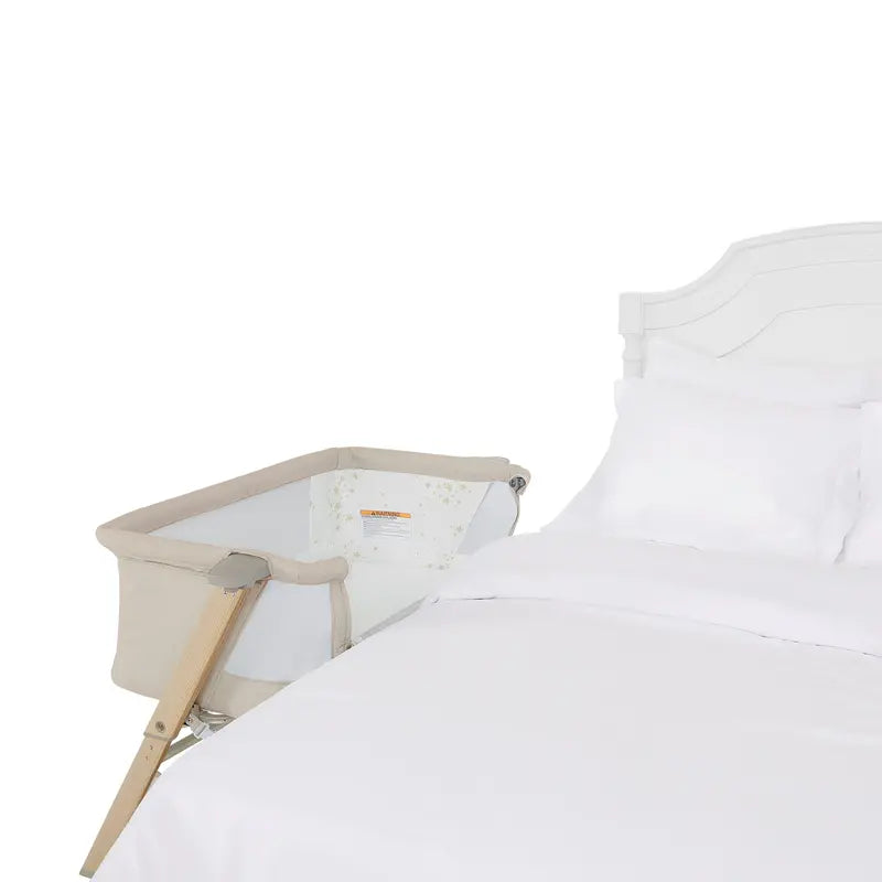Evolur Stellar Bassinet and Bedside Sleeper in Beige