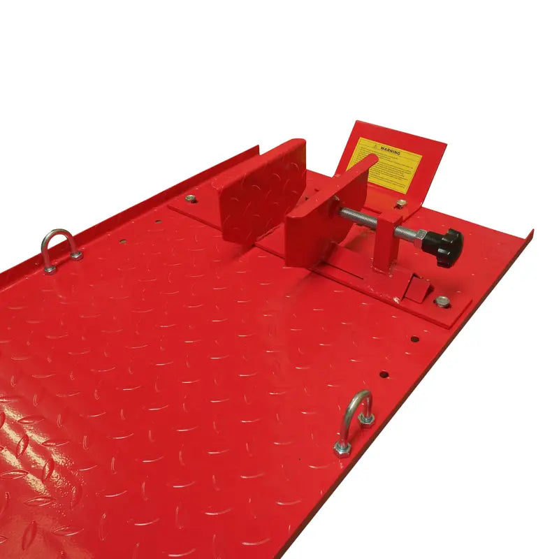 Heavy-Duty Hydraulic Motorcycle Lift Table  1,000-Pound Capacity, Extra-Long Platform