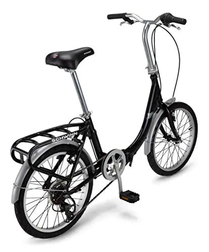 Schwinn Loop Folding Bike  20-Inch Wheels, 7-Speed Drivetrain for Adults
