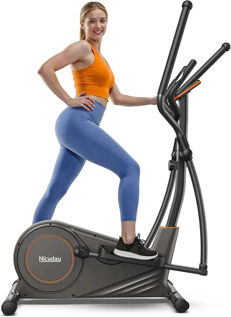 Niceday 20-Inch Stride Elliptical Machine  16 Resistance Levels, 500 lb Capacity
