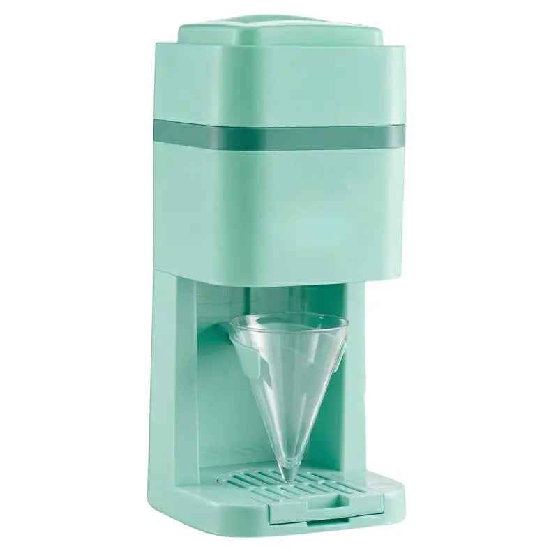 16 oz Shaved Ice Maker with Cone Holder for Homemade Snow Cones