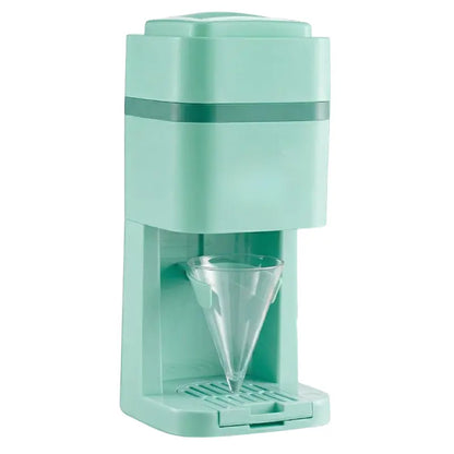16 oz Shaved Ice Maker with Cone Holder for Homemade Snow Cones