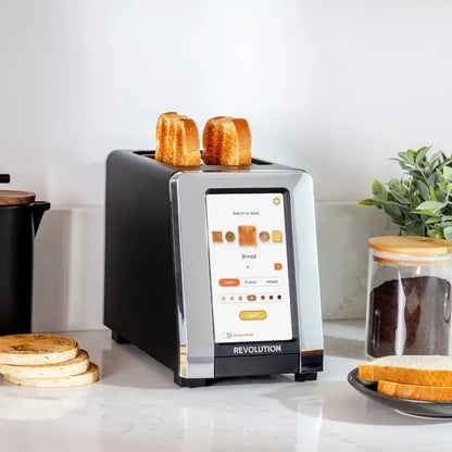 Revolution Cooking InstaGLO R810 Toaster  Matte Black Finish with Rapid Glow Technology