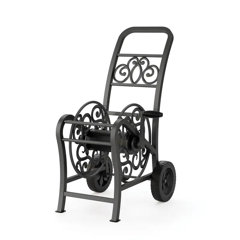 Suncast Elite Metal Decorative Hose Cart 150 ft., Powder Coated Steel