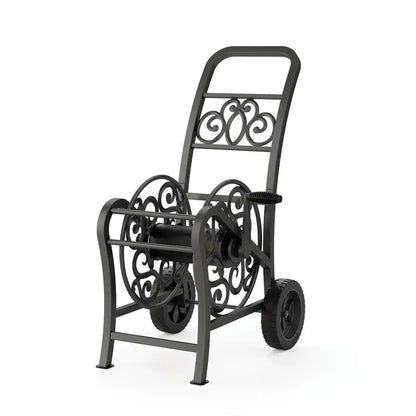 Suncast Elite Metal Decorative Hose Cart 150 ft., Powder Coated Steel