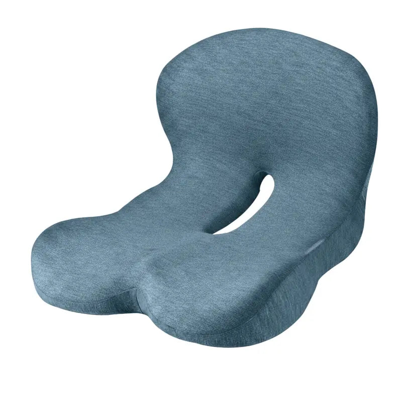 L-Shaped Memory Foam Seat Cushion for Vehicles and Office Chairs