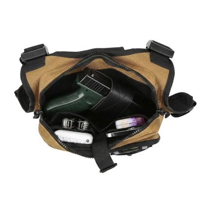 Adjustable Outdoor Chest Pack  Zippered Front Compartment & Ergonomic Straps