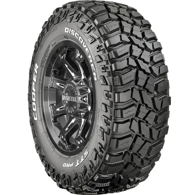 Set of 4 Cooper Discoverer STT Pro LT Mud-Terrain Tires  275/70R18, 10-Ply, E-Rated