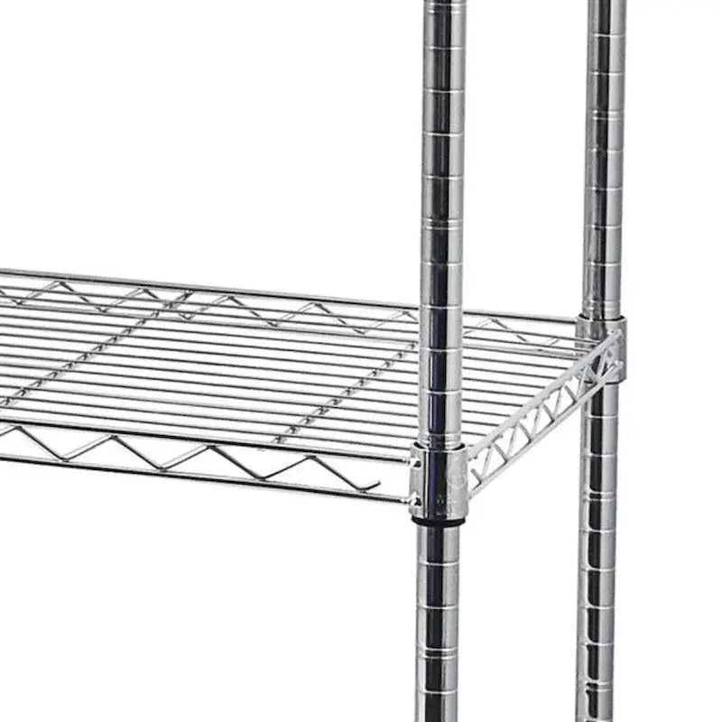 Mobile 5-Tier Wire Shelving Unit  59″L x 17.7″W x 70.9″H with Casters