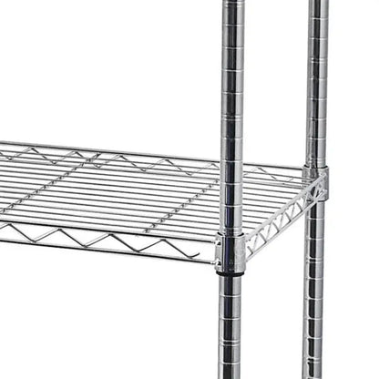 Mobile 5-Tier Wire Shelving Unit  59″L x 17.7″W x 70.9″H with Casters