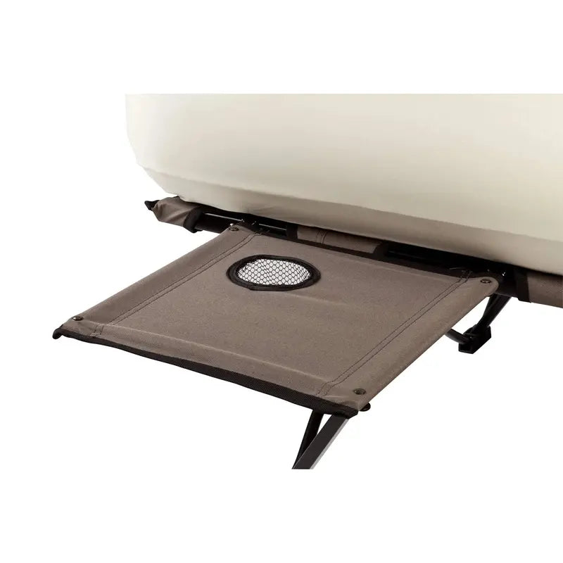 Coleman Queen Air Mattress & Folding Cot with Battery Pump and Side Table  Portable Camping Bed