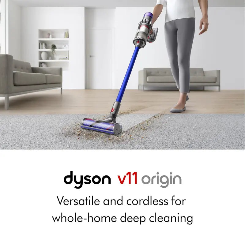 Dyson V11 Origin Cordless Vacuum: 185AW, 3 Power Modes & 60-Min Runtime — Intelligent Floor Detection, Pet Hair Detangling & Handheld Flexibility