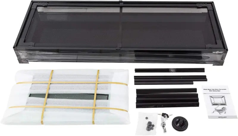 REPTI ZOO 67-Gallon Sliding-Glass Reptile Terrarium  48¡å x 18¡å x 18¡å
