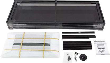 REPTI ZOO 67-Gallon Sliding-Glass Reptile Terrarium  48¡å x 18¡å x 18¡å