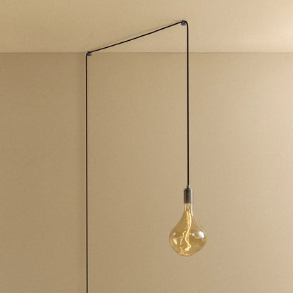 Voronoi II Plug-In Pendant in Graphite