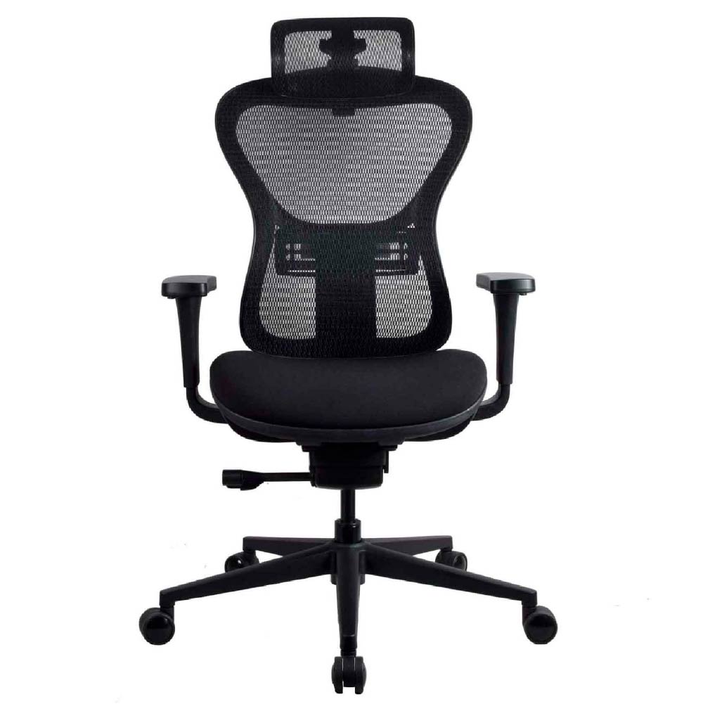 Chaise ergonomique de bureau - WAVE en mousse et maille