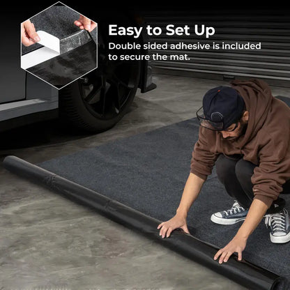 Heavy-Duty Garage Floor Mat  Protective, Non-Slip Surface for Workshop or Driveway