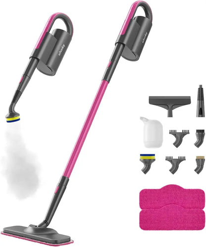 Schenley Hestia 7-in-1 Steam Mop & Handheld Steamer for Hardwood & Tile Floors