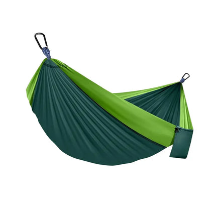 Compact Camping Hammock  Includes Adjustable Suspension Straps & Dual Carabiners