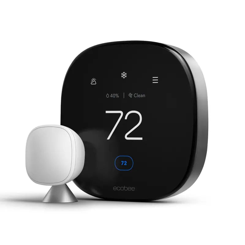 ecobee Smart Thermostat Premium with Smart Sensor & Air Quality Monitor, ENERGY STAR Certified, Voice Control
