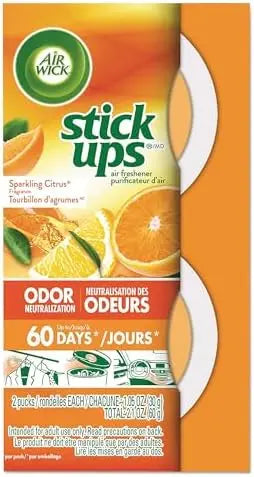 Air Wick Stick Ups Sparkling Citrus Freshener  2ct