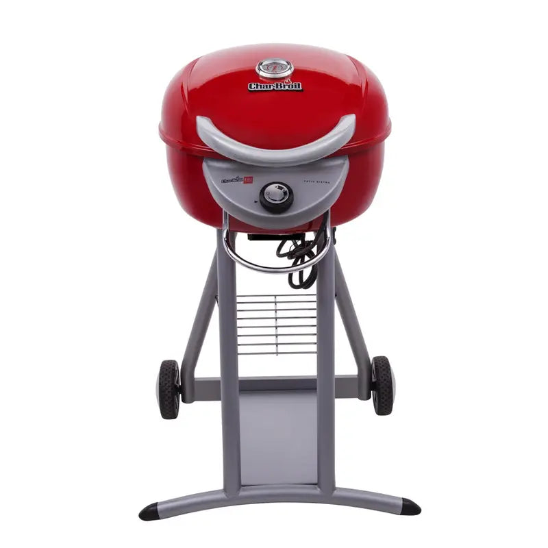 Char-Broil Patio Bistro Electric Grill  Compact Red Outdoor Cooking Appliance