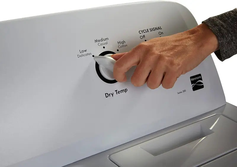 Kenmore 29-Inch Front-Load Electric Dryer  7.0 Cu. Ft. Capacity, Wrinkle Guard, White