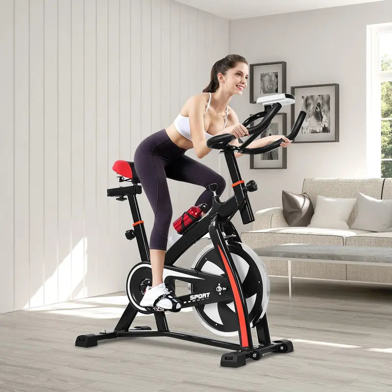 Professional Adjustable Exercise Bike  Versatile Indoor Cycling Trainer for Home or Gym