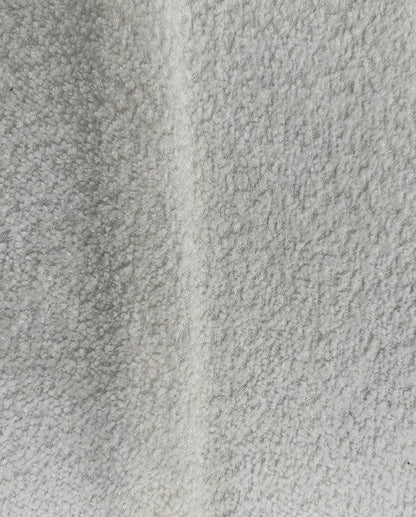 Canap  blanc tissu bouclette Bianca