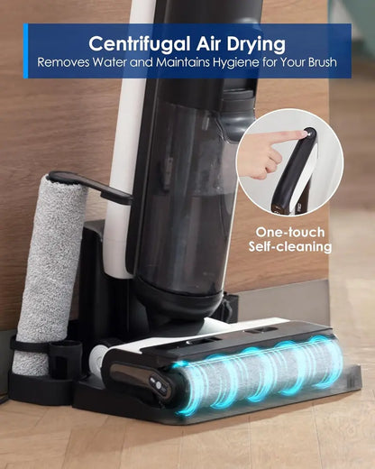 ONE Stretch S6 Smart Wet/Dry Vacuum Mop  180° Lay-Flat Design, 40-Min Runtime, Flash-Dry Technology & Dual-Sided Cleaning