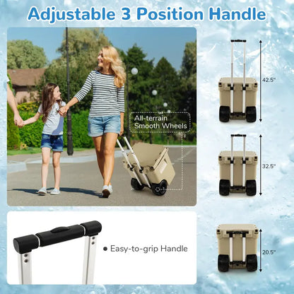 45-Quart Heavy-Duty Cooler  Ice Retention Up to 5 Days