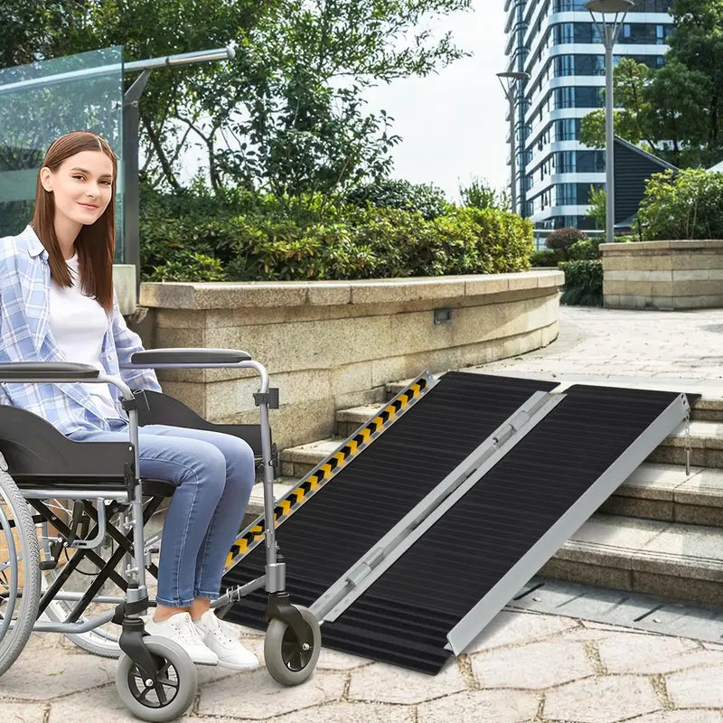 Lightweight Portable Aluminum Wheelchair Access Ramp