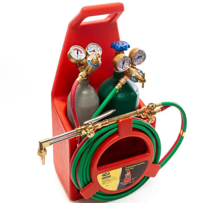 XtremepowerUS Victor-Style Oxy-Acetylene Welding Torch Kit with Regulators