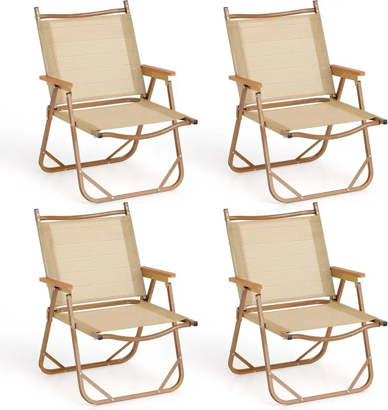 Durable Aluminum Beach Chair Designed for Stability and 400-Pound Load Capacity