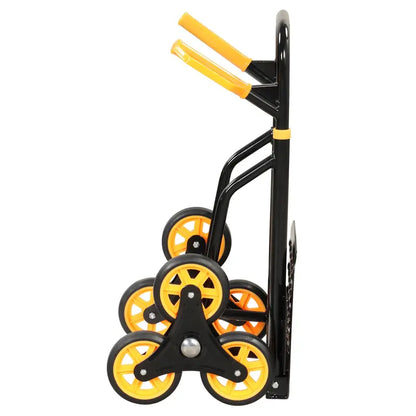 Heavy-Duty Stair Climber Hand Truck with Load-Supporting Wheels & Ergonomic Handle