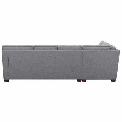 Thomasville Emilee Upholstered Sectional with Hidden Storage Ottoman