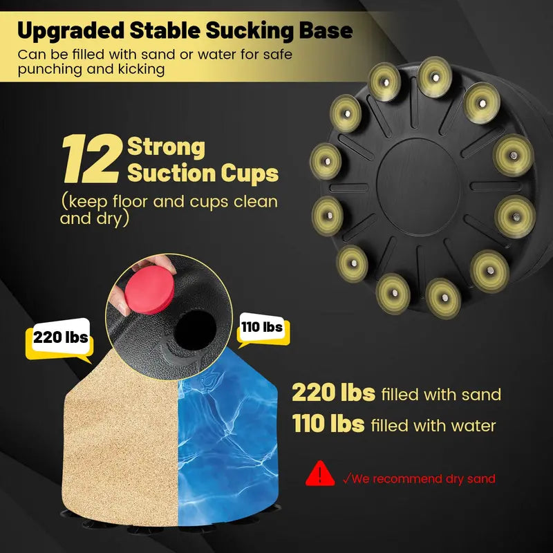 Freestanding Heavy-Duty Punching Bag for Home Workouts