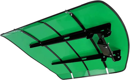 HECASA Green Tractor Canopy for ROPS  48″ x 52″ Bolt-On Sunshade for 2″x2″ or 2″x3″ Roll Bars