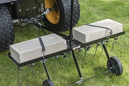 Agri-Fab 48-Inch Tow-Behind Dethatcher  Steel Tine Lawn Renovation Tool