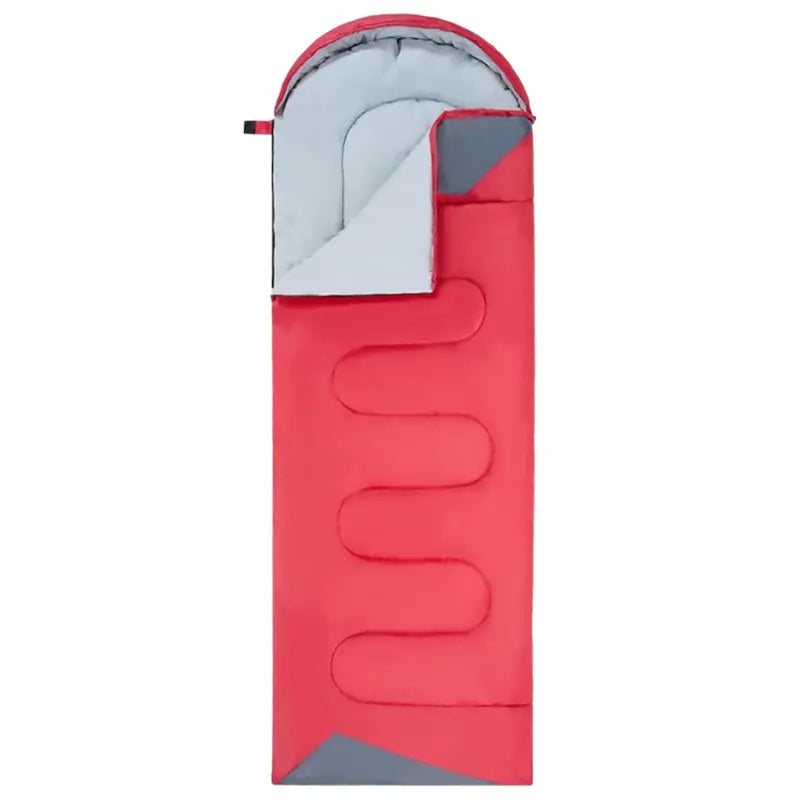 All-Season Sleeping Bag with Water-Resistant Shell and Thermal Lining