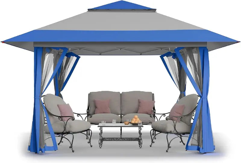 CROWN SHADES 13x13ft Pop-Up Gazebo Canopy — Clearance Sale Model