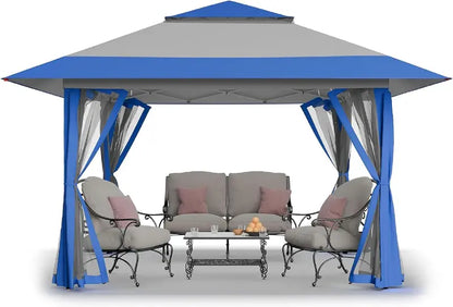 CROWN SHADES 13x13ft Pop-Up Gazebo Canopy — Clearance Sale Model