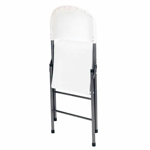 Mainstays Premium Resin Folding Chair, 4-Pack, White