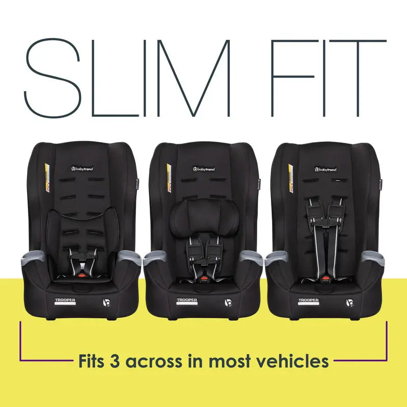 Baby Trend Trooper 3-in-1 Convertible Car Seat  All-Stage Safety Seat in Desert Black